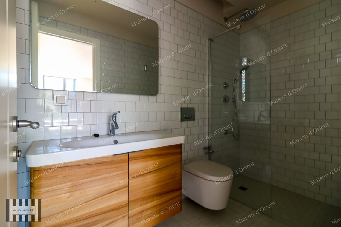 2+1 Flat for Sale with Bosphorus View in New Building, Galata