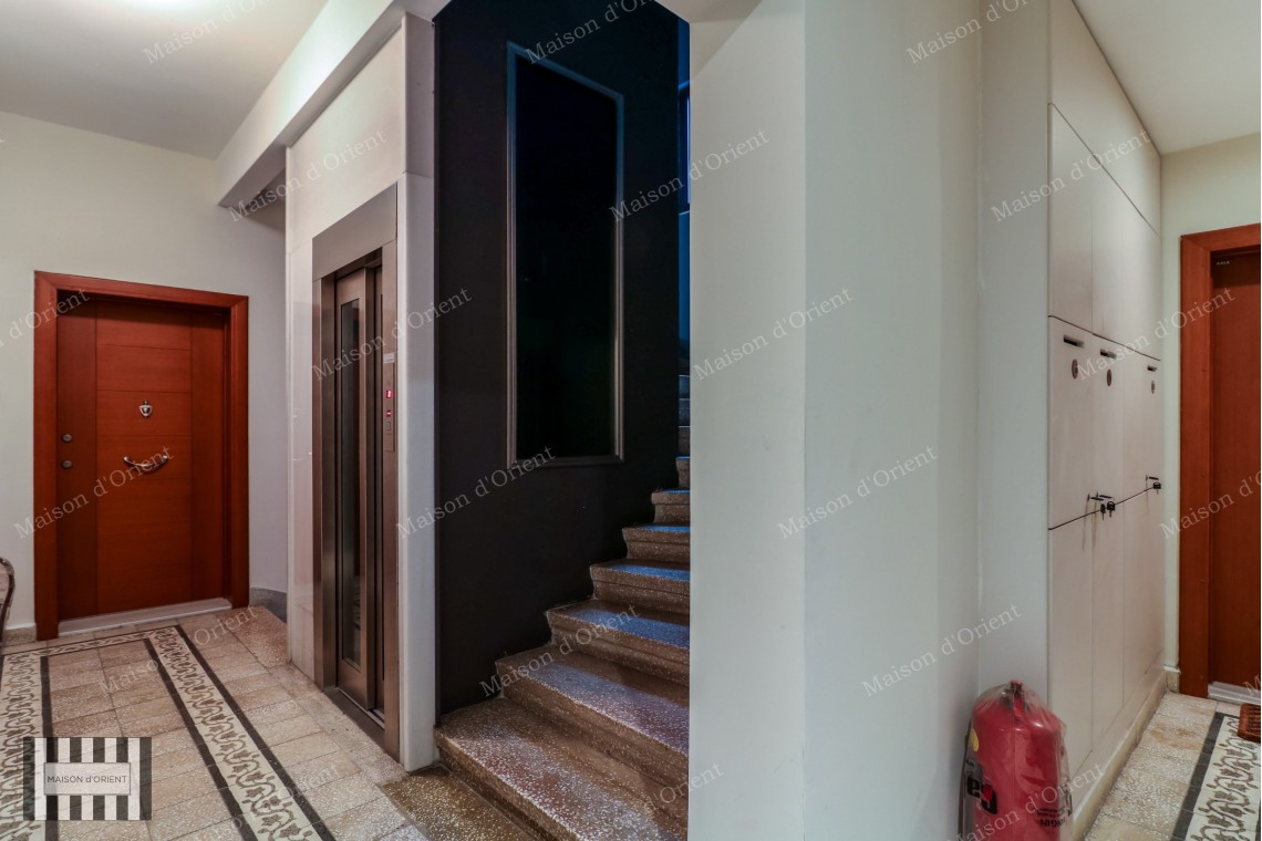 2+1 Rental Flat with Sarayburnu View in Cihangir Palace Building