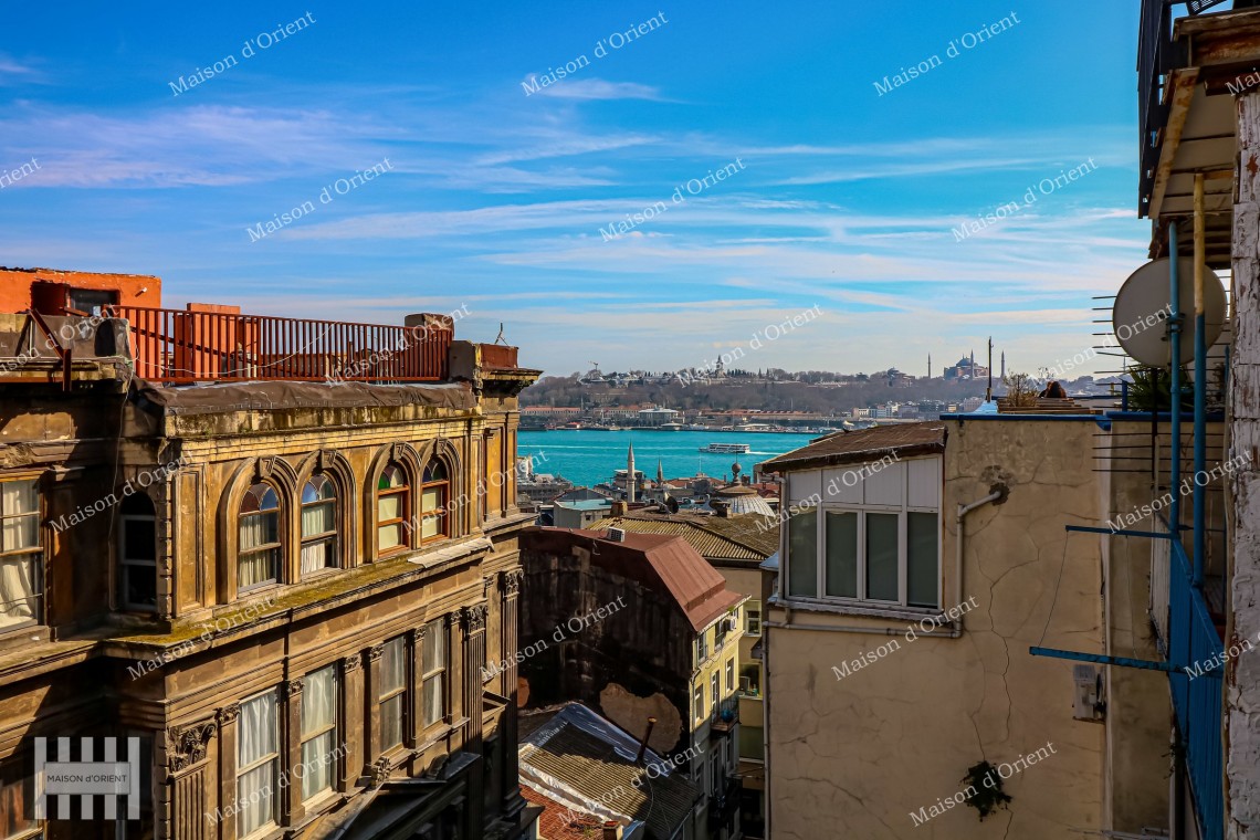 3+1 Aparment for Sale in Historical Pepo Building, Galata
