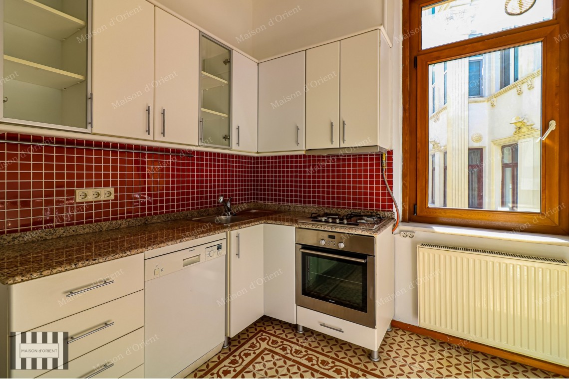 3+1 Aparment for Sale in Historical Pepo Building, Galata