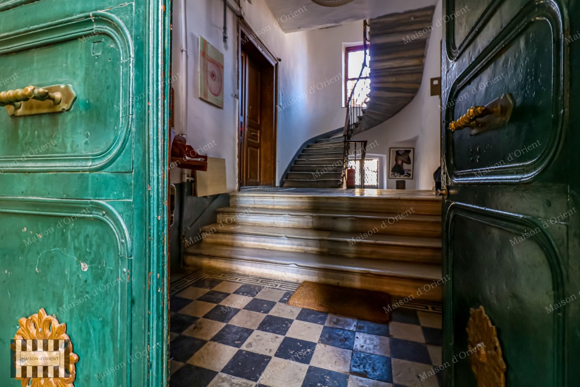 3+1 Aparment for Sale in Historical Pepo Building, Galata