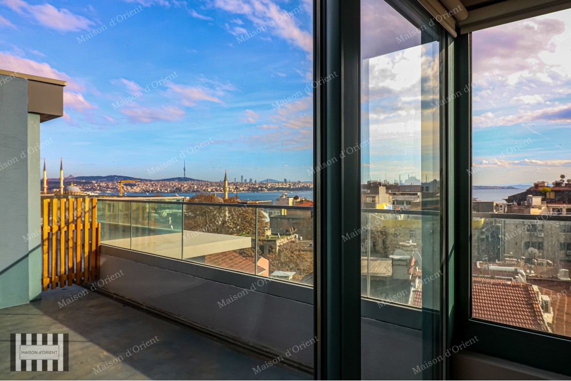 3+1 Furnished Duplex for Rent in New Project, Galata