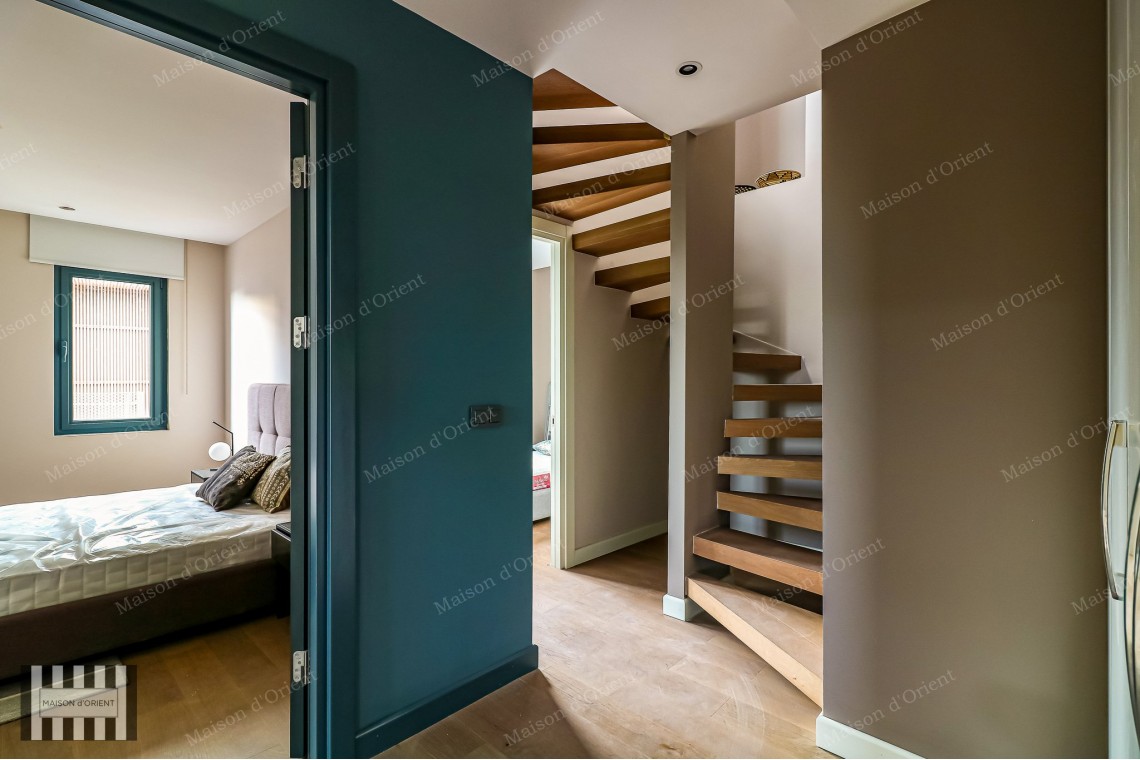 3+1 Furnished Duplex for Rent in New Project, Galata