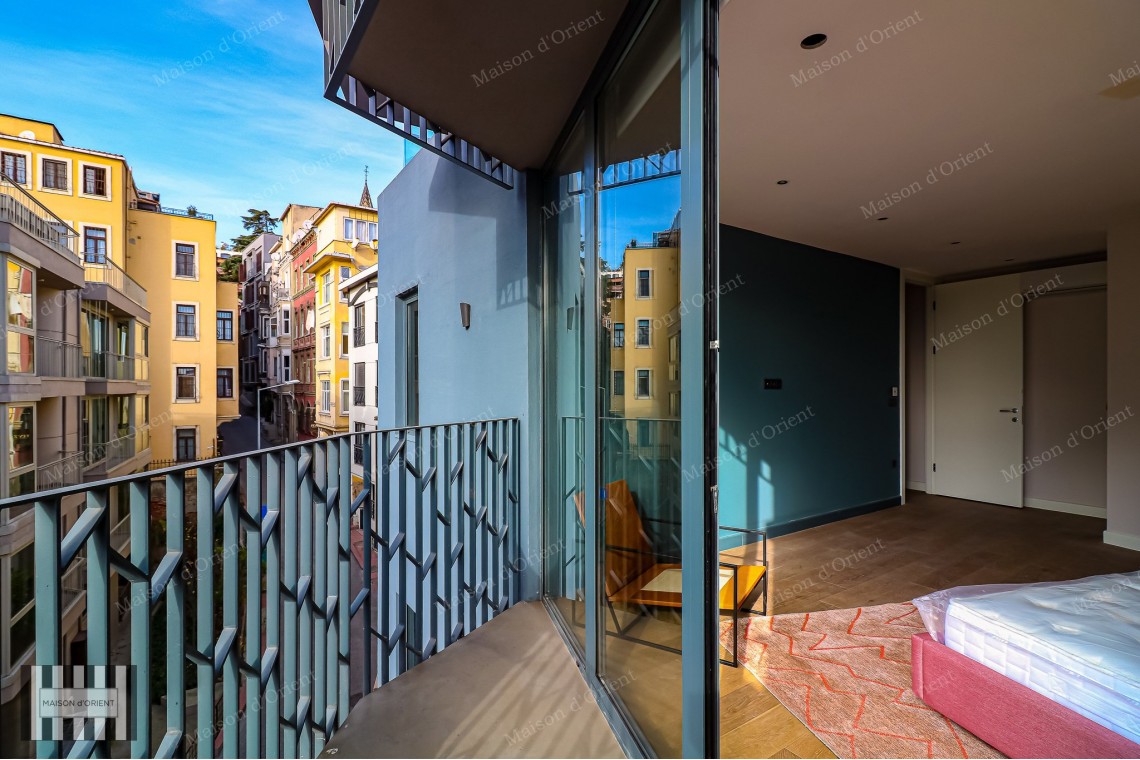 3+1 Furnished Duplex for Rent in New Project, Galata