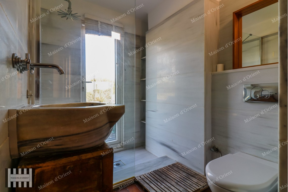 3+1 Duplex with View for Rent in Yildiz, Besiktas