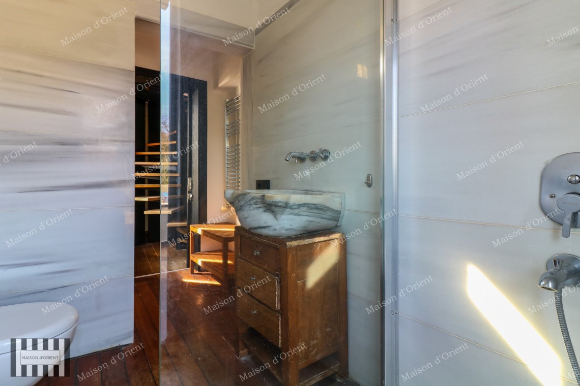 3+1 Duplex with View for Rent in Yildiz, Besiktas