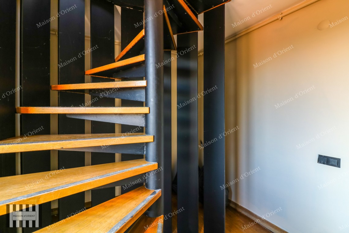 3+1 Duplex with View for Rent in Yildiz, Besiktas