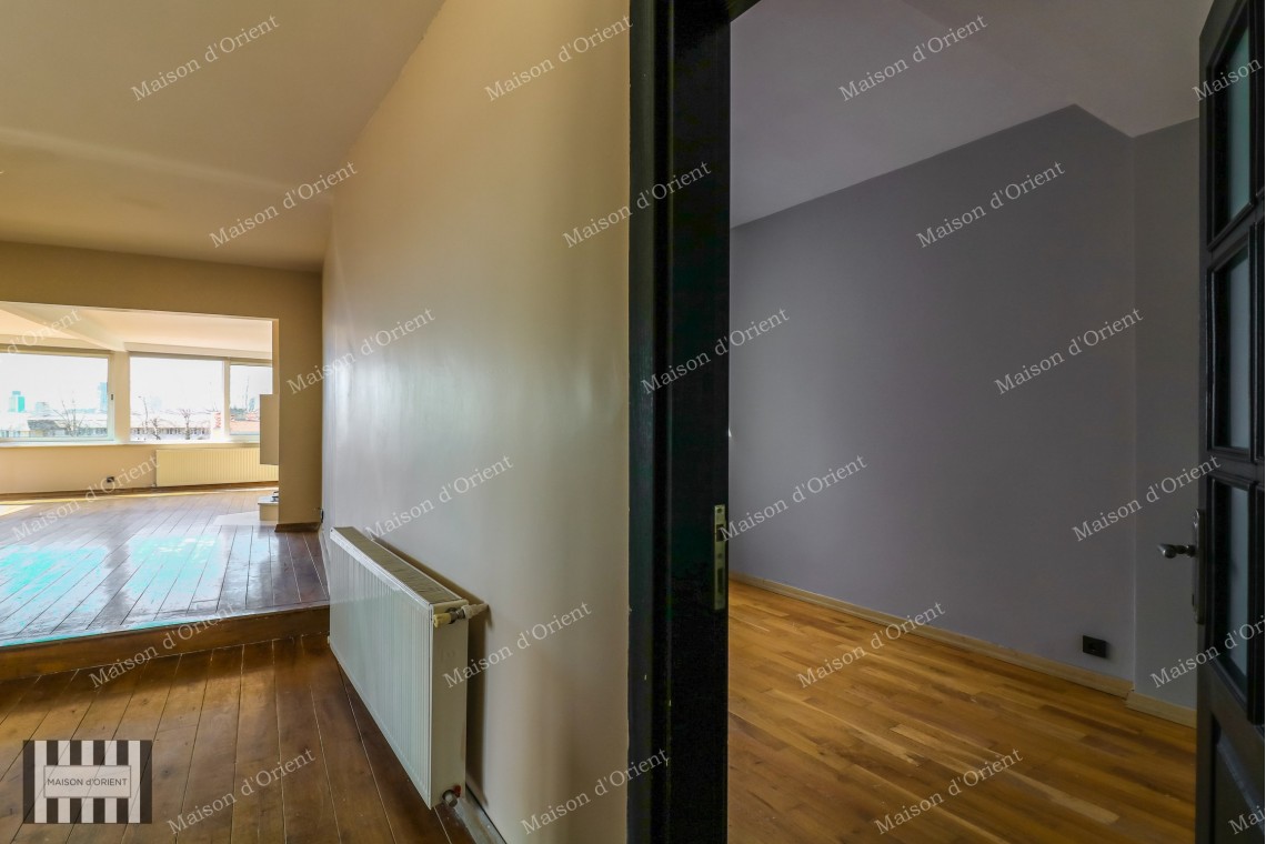 3+1 Duplex with View for Rent in Yildiz, Besiktas