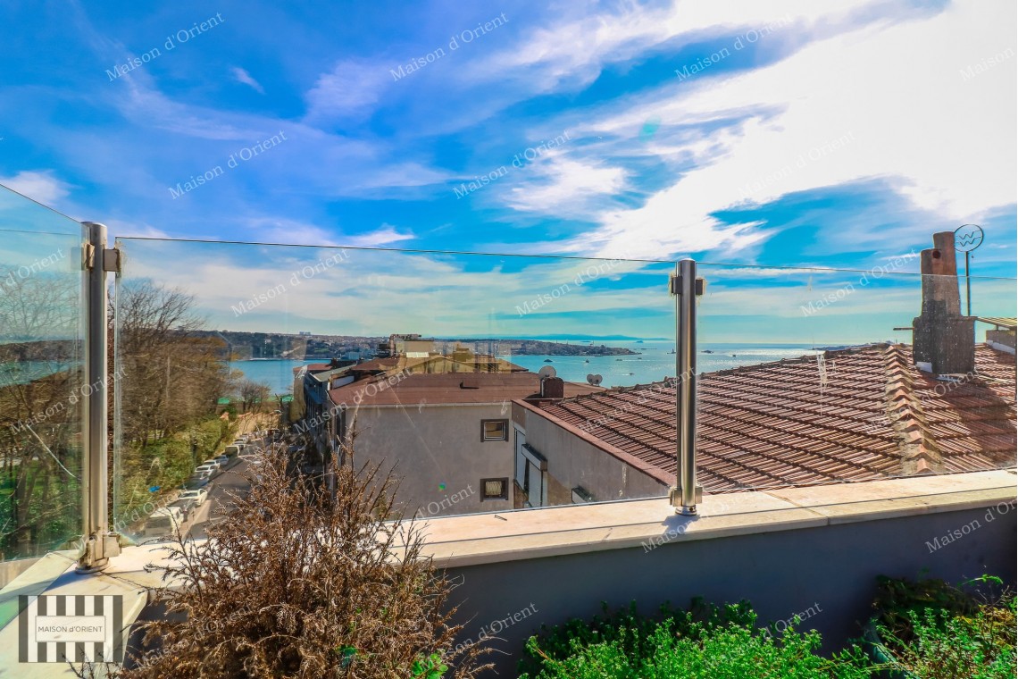 3+1 Duplex with View for Rent in Yildiz, Besiktas