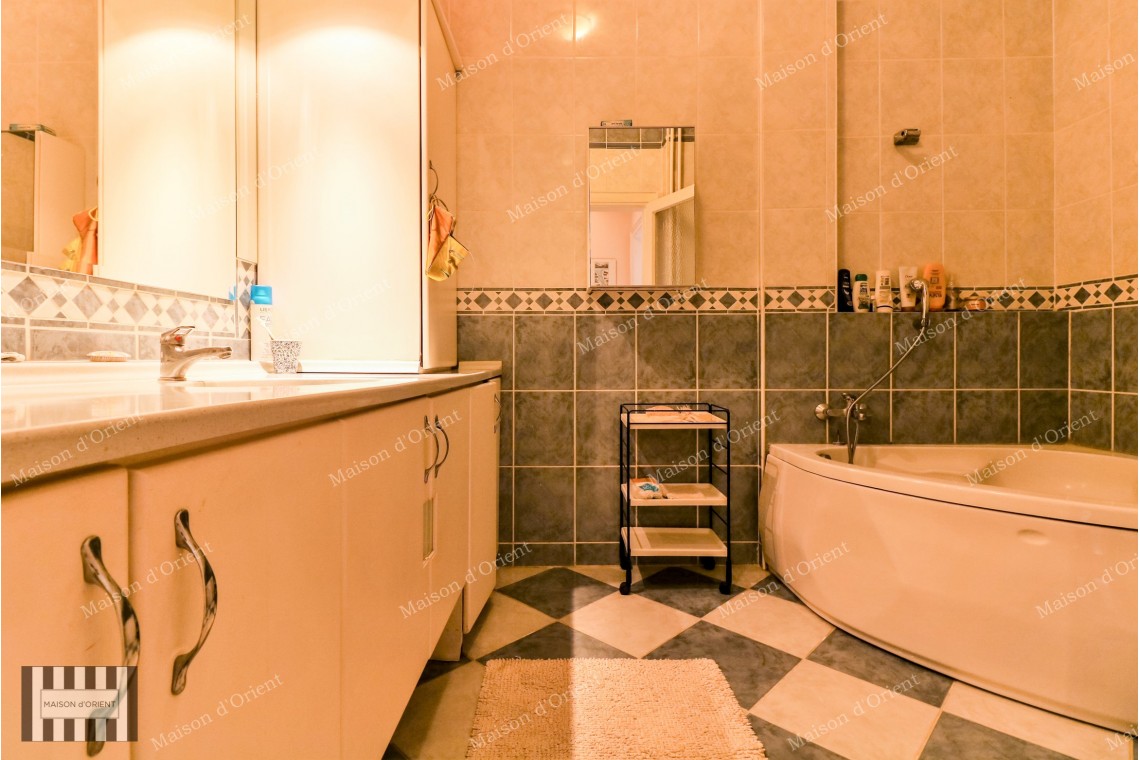 3+1 Furnished Flat with Sea View for Rent in Cihangir