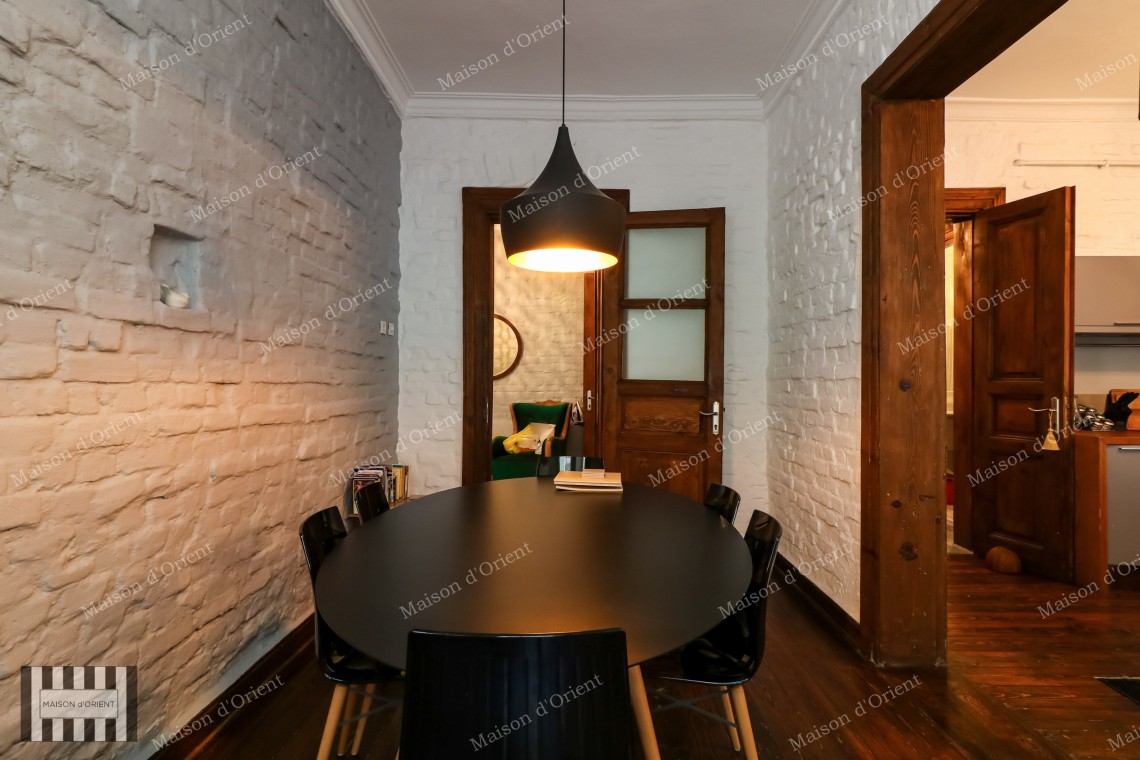 3+2 Flat for Rent in Historical Petraki Building, Galata