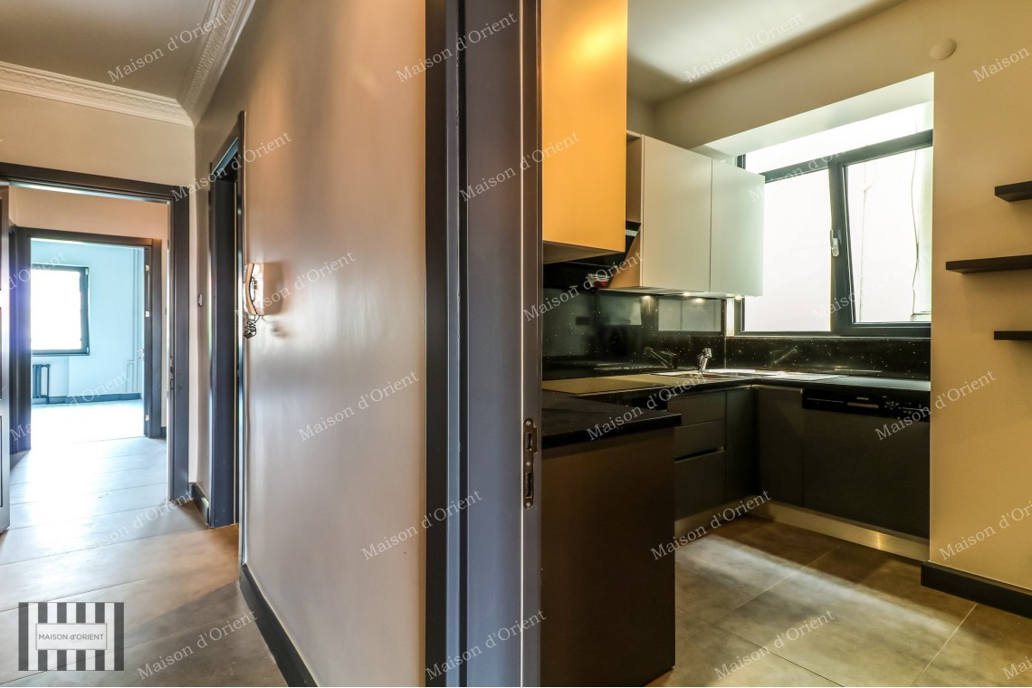 3+1 Historical Flat for Sale in Central Cihangir