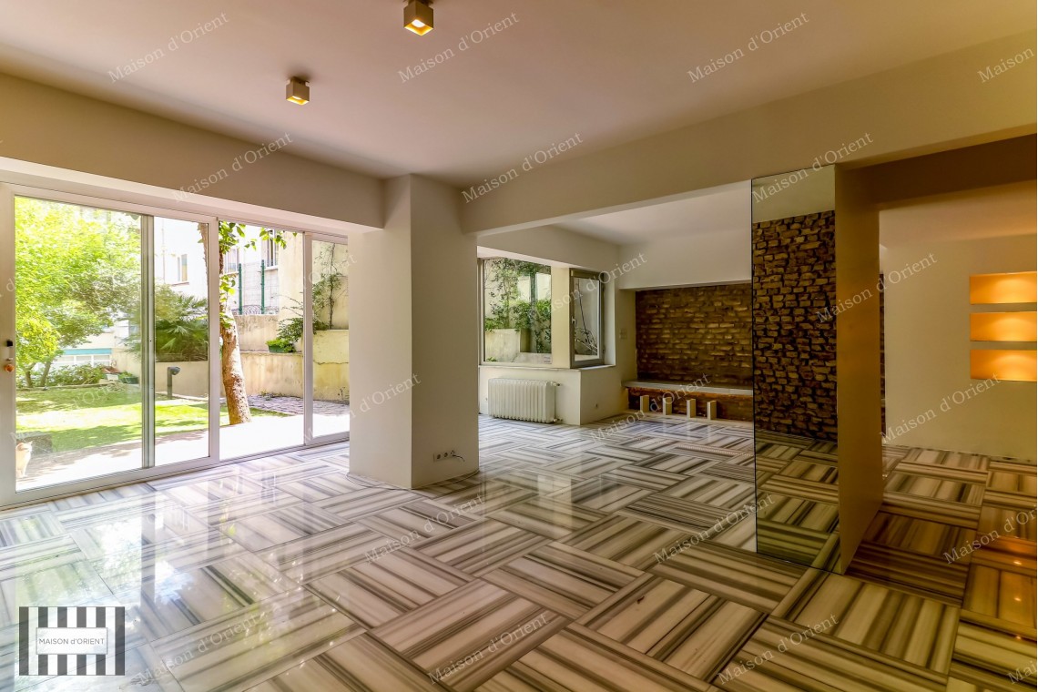 4+1 Garden Duplex for Rent in Cihangir