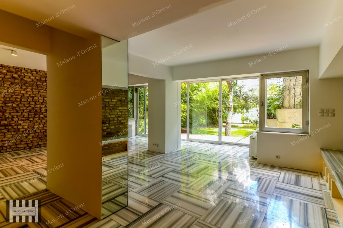 4+1 Garden Duplex for Rent in Cihangir