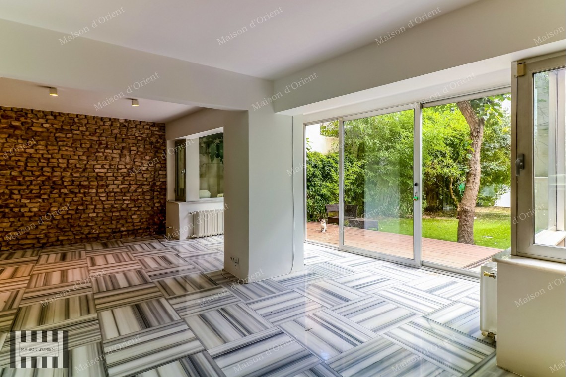 4+1 Garden Duplex for Rent in Cihangir