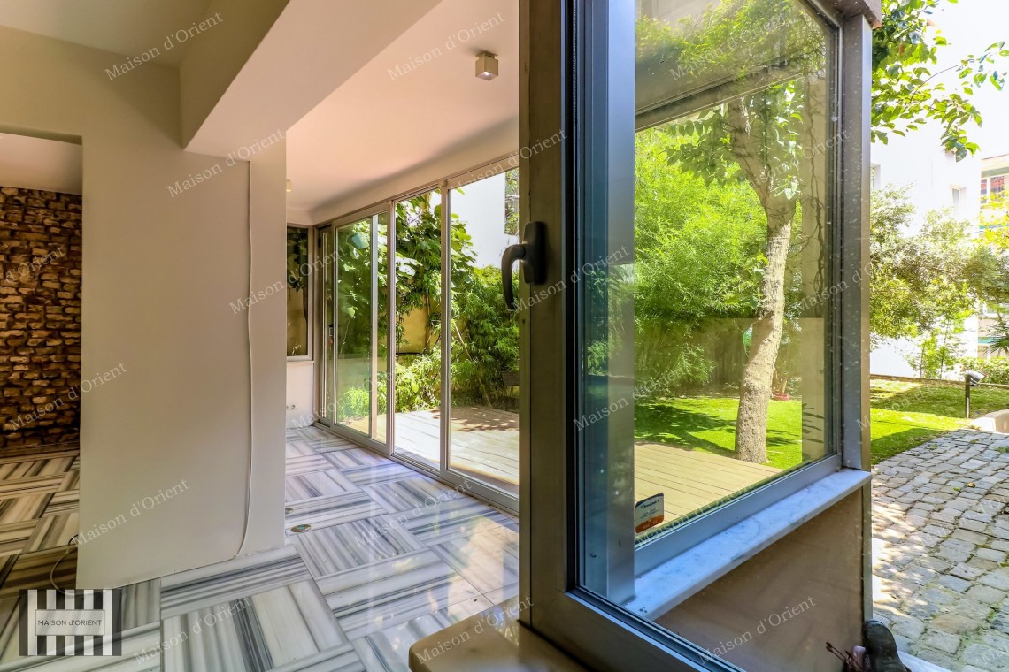 4+1 Garden Duplex for Rent in Cihangir