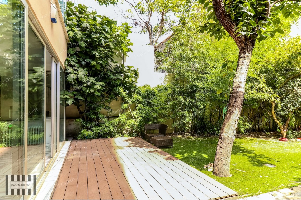 4+1 Garden Duplex for Rent in Cihangir