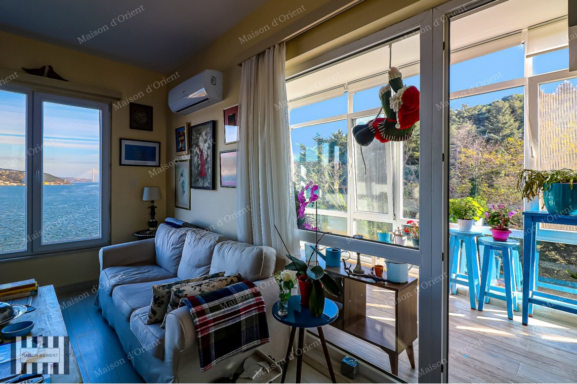 4+1 Flat for Rent with Panoramic Bosphorus View in Tarabya