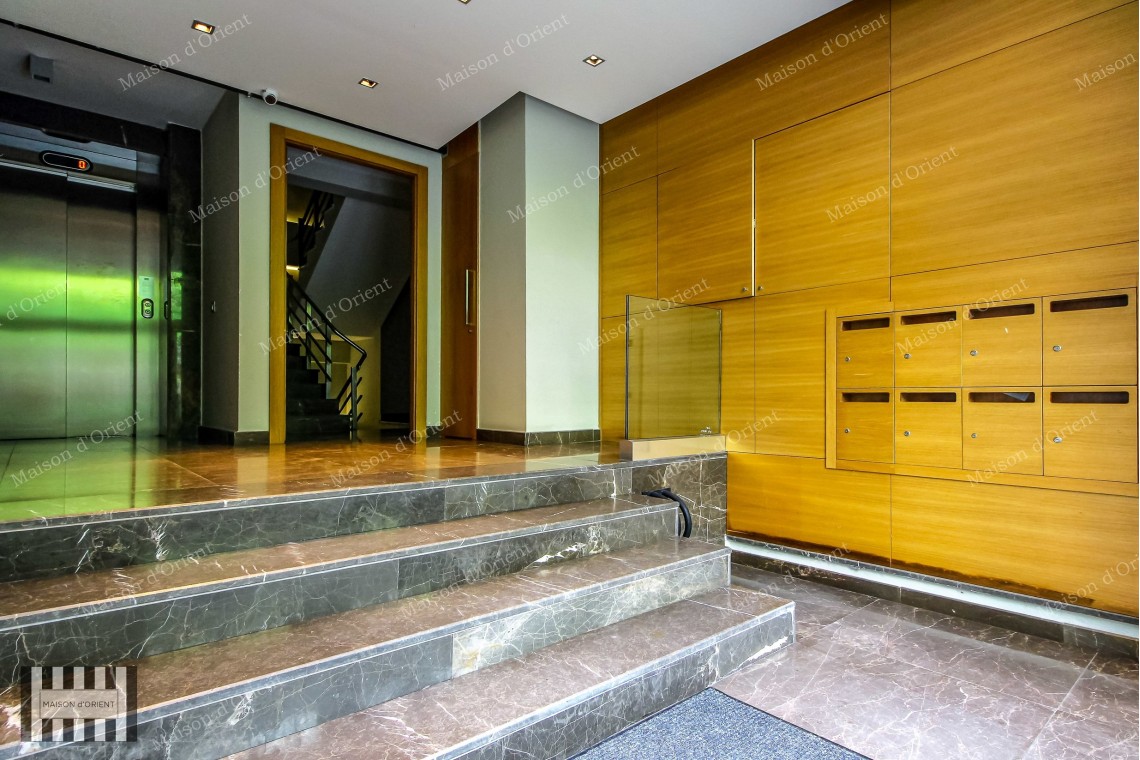 3+1 Flat with Bosphorus View for Rent in Cihangir