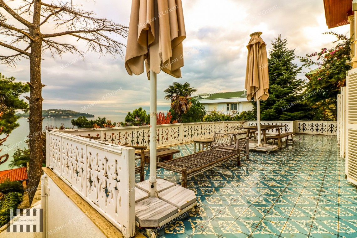 Historical Mansion with Private Dock for Sale in Buyukada