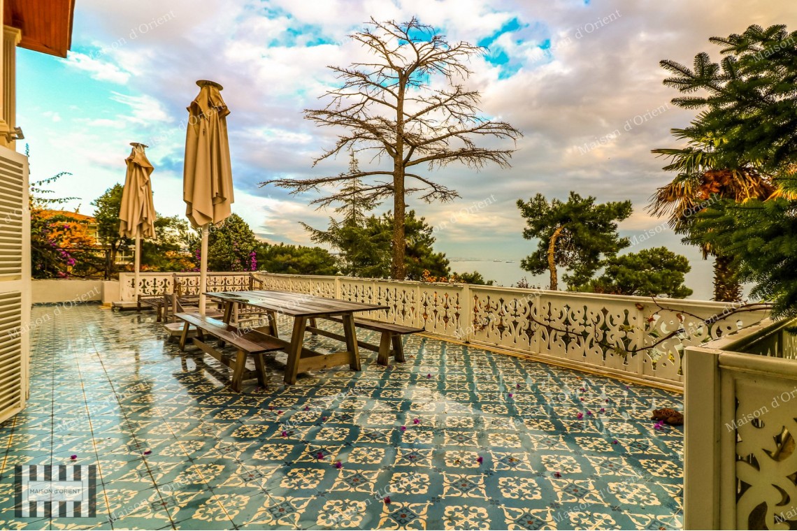 Historical Mansion with Private Dock for Sale in Buyukada