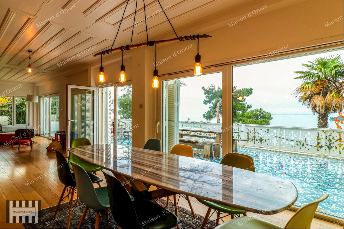 Historical Mansion with Private Dock for Sale in Buyukada