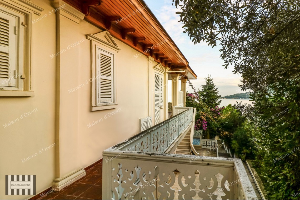 Historical Mansion with Private Dock for Sale in Buyukada