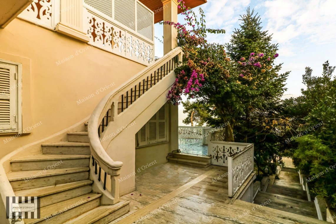 Historical Mansion with Private Dock for Sale in Buyukada