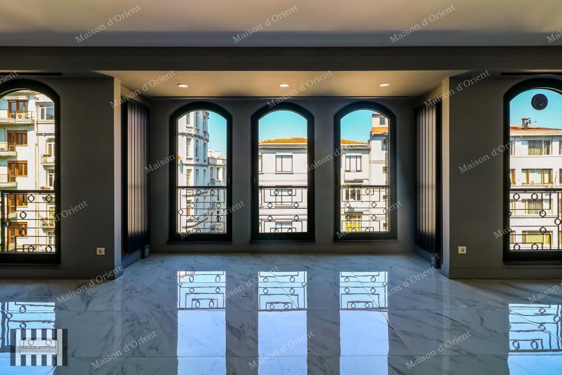 3+1 Flat for Rent in Cihangir Earthquake Proof New Building