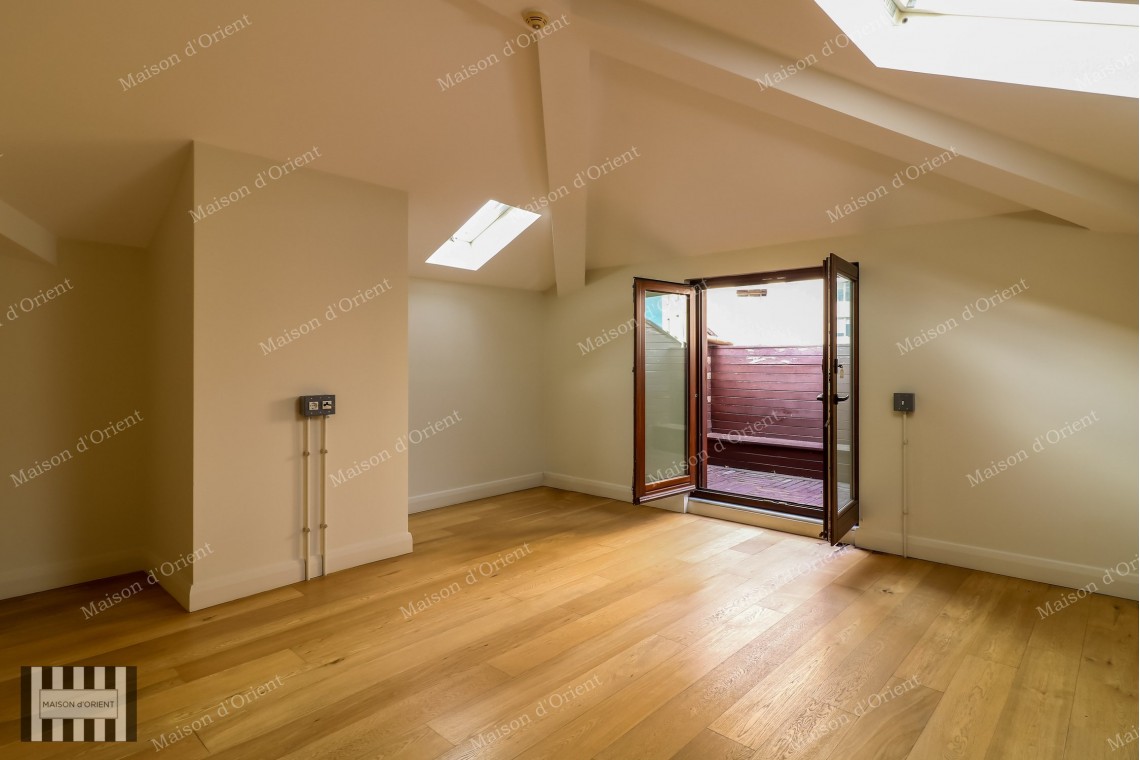 Duplex Flat with Terrace for Rent in Akaretler Row Houses