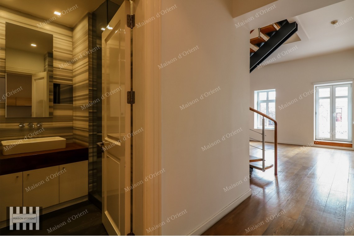 Duplex Flat with Terrace for Rent in Akaretler Row Houses