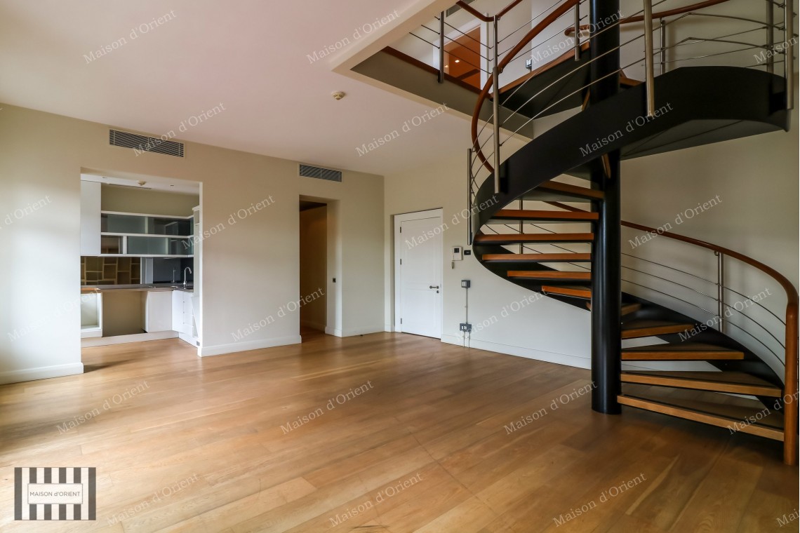 Duplex Flat with Terrace for Rent in Akaretler Row Houses