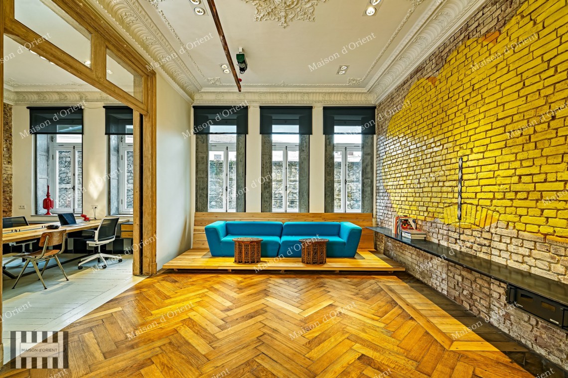 Duplex Office for Rent in Historical Mizzi Building, Galatasaray 