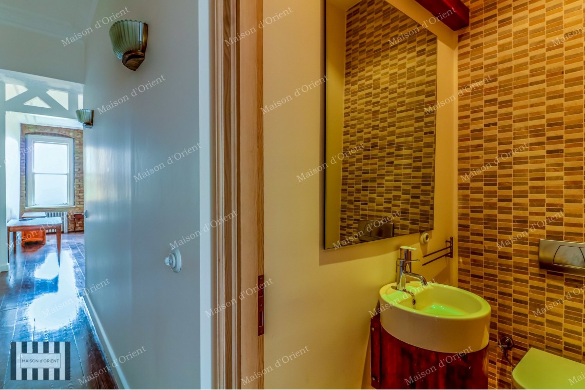 2+1 Duplex with Bosphorus View for Rent in Galata