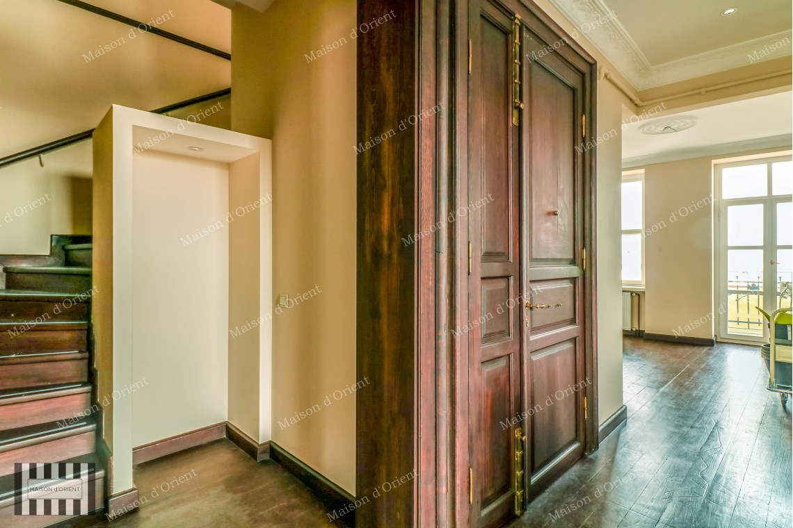 Duplex with Terrace for Rent in Cihangir Pamir Bey Building
