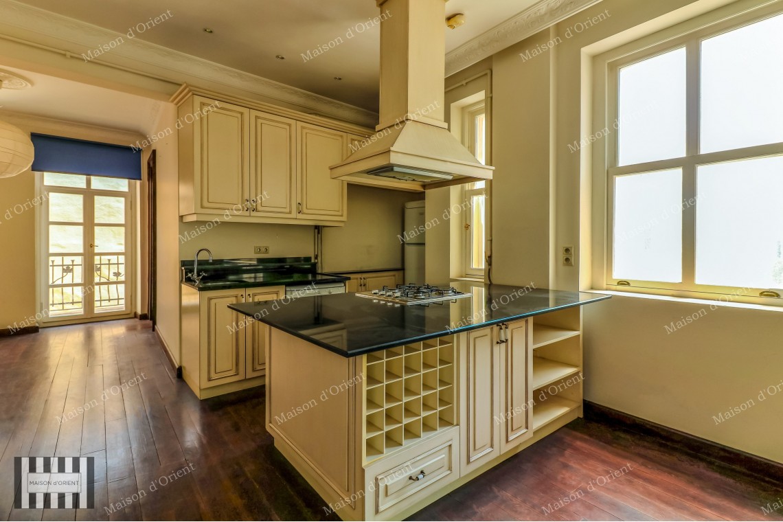 Duplex with Terrace for Rent in Cihangir Pamir Bey Building