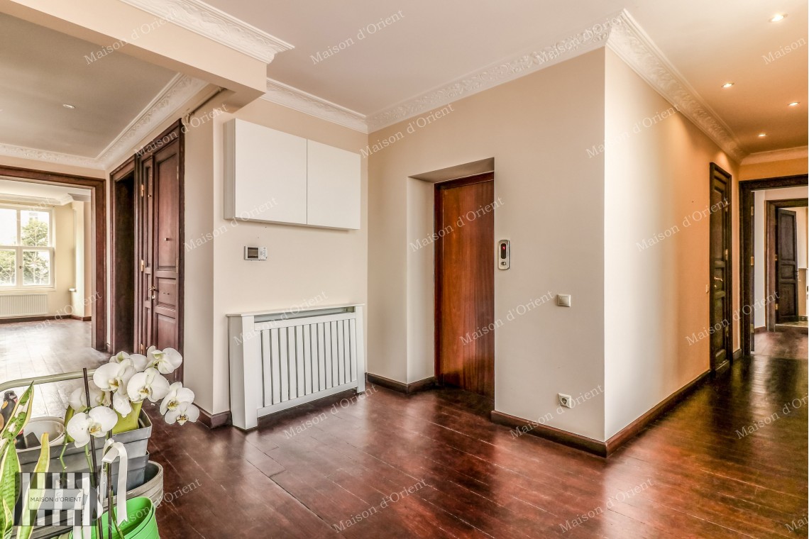 Duplex with Terrace for Rent in Cihangir Pamir Bey Building