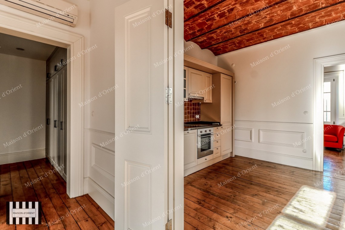 Fully Renovated 1+1 Flat for Rent in Galata Tower Square