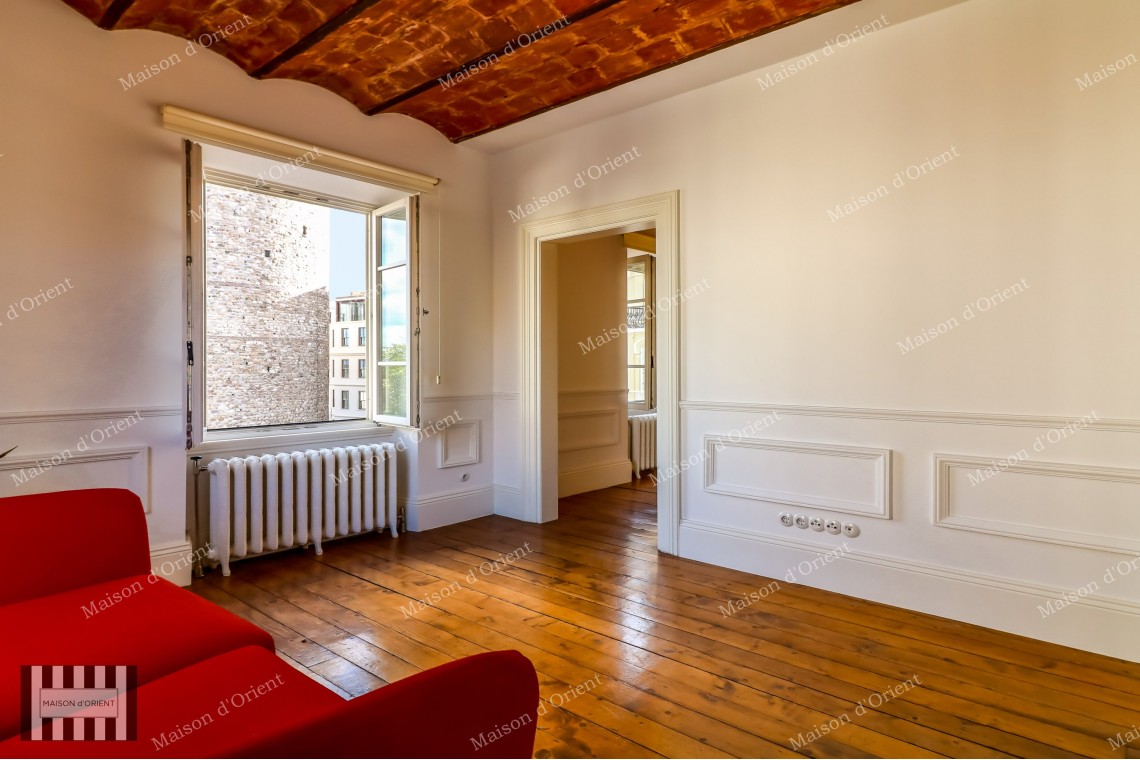 Fully Renovated 1+1 Flat for Rent in Galata Tower Square