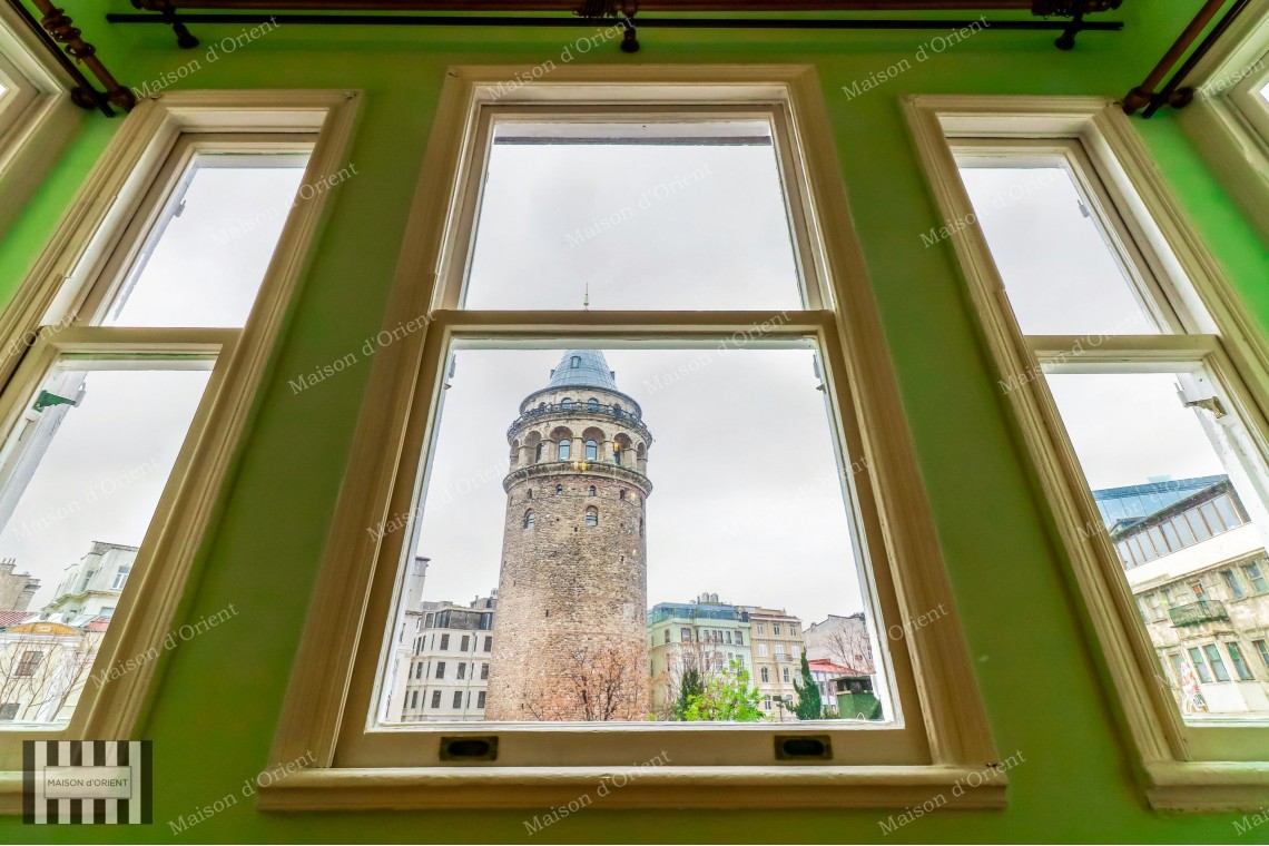 Historical 2+1 Flat with View for Rent in Galata