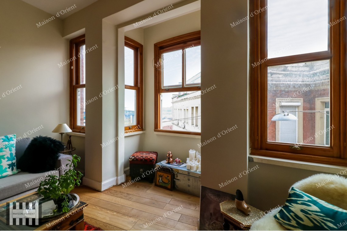 2+1 Rental Flat in Historical Esat Bey Building, Galata