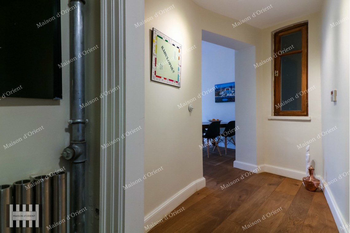 2+1 Rental Flat in Historical Esat Bey Building, Galata