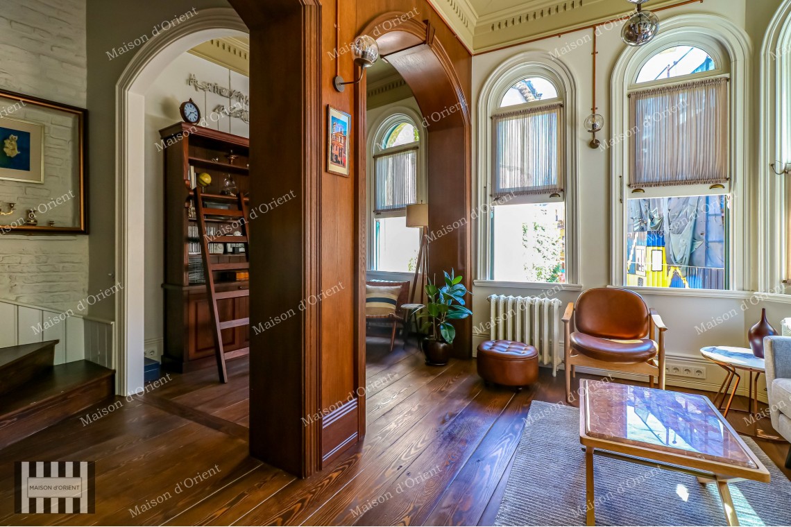 Historical Detached House for Rent with Terrace and View in Balat