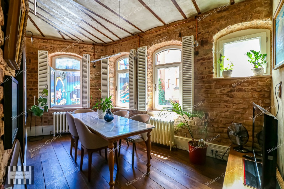 Historical Detached House for Rent with Terrace and View in Balat