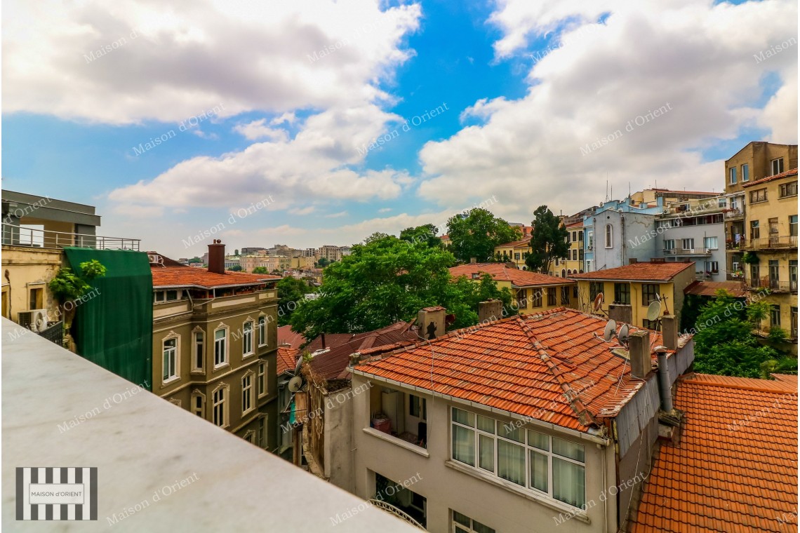 Furnished Duplex with Private Terrace for Sale in Cukurcuma