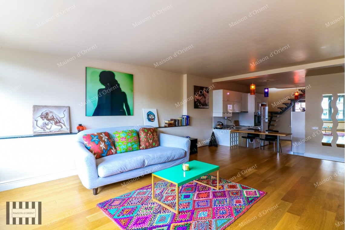 Furnished Duplex with Private Terrace for Sale in Cukurcuma