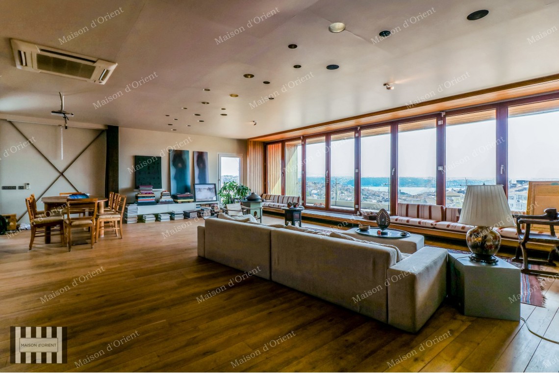 Penthouse Duplex with Terrace and View for Sale in Tesvikiye