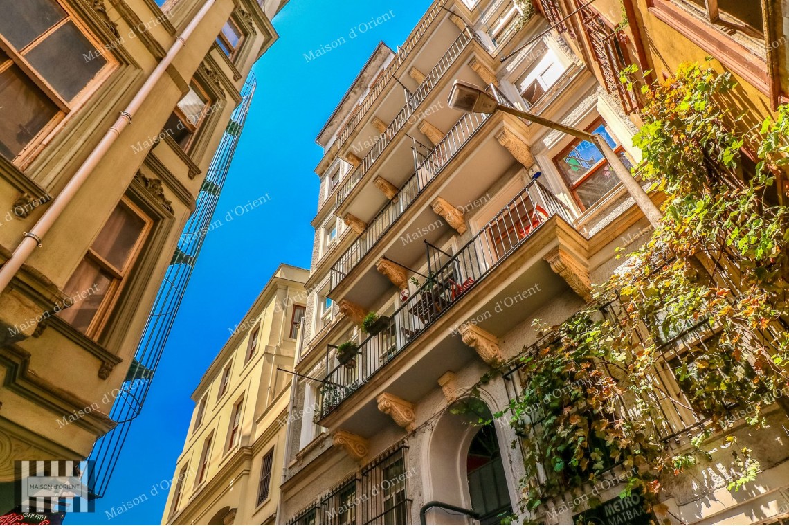 Renovated Sea View Flat for Rent in Galata