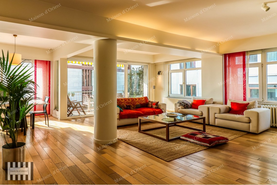 Fully Renovated 3+1 Flat with View for Sale in Teşvikiye