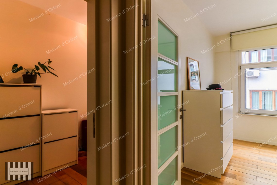 Fully Renovated 3+1 Flat with View for Sale in Teşvikiye